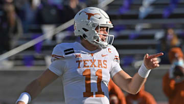Sam Ehlinger, Texas Football (Photo by Peter G. Aiken/Getty Images)