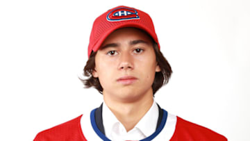 DALLAS, TX - JUNE 23: Alexander Romanov of the Montreal Canadiens (Photo by Tom Pennington/Getty Images)