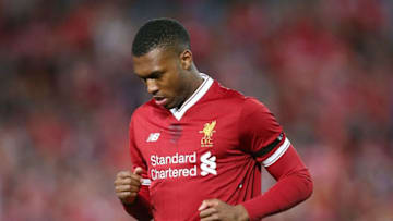 SYDNEY, AUSTRALIA - MAY 24: Daniel Sturridge of Liverpool celebrates scoring a goal with during the International Friendly match between Sydney FC and Liverpool FC at ANZ Stadium on May 24, 2017 in Sydney, Australia. (Photo by Mark Metcalfe/Getty Images)