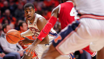 CHAMPAIGN, IL - JANUARY 24: Da'Monte Williams