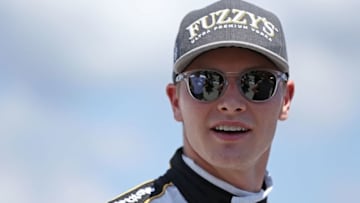 Jul 31, 2016; Lexington, OH, USA; Indy Car Series driver Josef Newgarden during the Honda Indy 200 at Mid-Ohio Sports Car Course. Mandatory Credit: Aaron Doster-USA TODAY Sports