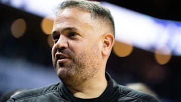 Carolina Panthers head coach Matt Rhule before the game (Photo by Jacob Kupferman/Getty Images)