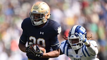SOUTH BEND, IN - SEPTEMBER 24: Kevin Stepherson