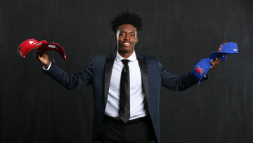 CHICAGO, IL - MAY 15: NBA Draft Prospect, Collin Sexton poses for a portrait before the NBA Draft Lottery on May 15, 2018 at The Palmer House Hilton in Chicago, Illinois. NOTE TO USER: User expressly acknowledges and agrees that, by downloading and or using this Photograph, user is consenting to the terms and conditions of the Getty Images License Agreement. Mandatory Copyright Notice: Copyright 2018 NBAE (Photo by David Sherman/NBAE via Getty Images)