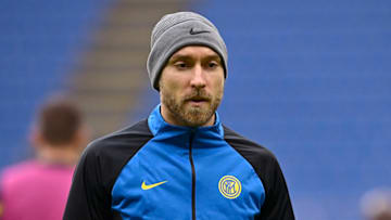 MILAN, ITALY - JANUARY 3: Christian Eriksen of FC Internazionale during the Italian Serie A match between Internazionale v Crotone at the San Siro on January 3, 2021 in Milan Italy (Photo by Mattia Ozbot/Soccrates/Getty Images)