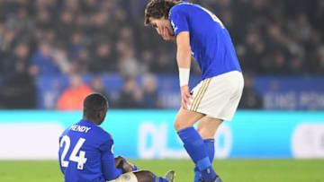 Leicester City, Papy Mendy, Caglar Soyuncu (Photo by Michael Regan/Getty Images)