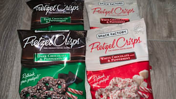 Snack Factor Dark Chocolate & Peppermint and White Chocolate & Peppermint assortment. Image by Kimberley Spinney