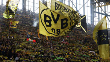 Borussia Dortmund will face AC Milan on Wednesday. (Photo by Ralf Ibing - firo sportphoto/Getty Images)