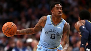 DENVER, CO - DECEMBER 10: Marshon Brooks #8 of the Memphis Grizzlies plays the Denver Nuggets at the Pepsi Center on December 10, 2018 in Denver, Colorado. NOTE TO USER: User expressly acknowledges and agrees that, by downloading and or using this photograph, User is consenting to the terms and conditions of the Getty Images License Agreement. (Photo by Matthew Stockman/Getty Images)