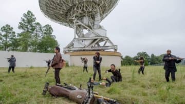Negan's compound. The Walking Dead. AMC.