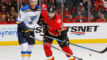 CALGARY, AB - NOVEMBER 13: Carl Gunnarsson