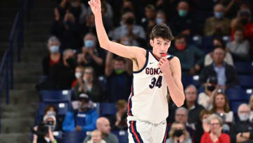 Gonzaga Bulldogs center Chet Holmgren Credit: James Snook-USA TODAY Sports