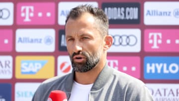 Bayern Munich Sporting Director Hasan Salihamidzic may have to do business with Barcelona next summer. (Photo by Alexander Hassenstein/Getty Images for FC Bayern)