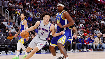 Cade Cunningham #2 of the Detroit Pistons (Photo by Mike Mulholland/Getty Images)