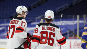 New Jersey Devils center Yegor Sharangovich (17): (Timothy T. Ludwig-USA TODAY Sports)
