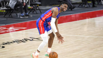 Hamidou Diallo #6 of the Detroit Pistons (Photo by Nic Antaya/Getty Images)