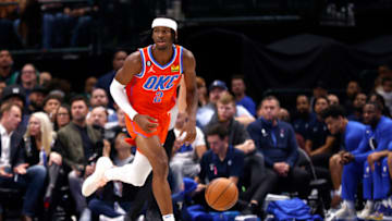 Shai Gilgeous-Alexander #2 of the Oklahoma City Thunder (Photo by Ron Jenkins/Getty Images)