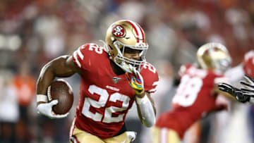 SANTA CLARA, CALIFORNIA - OCTOBER 07: Matt Breida #22 of the San Francisco 49ers in action against the Cleveland Browns at Levi's Stadium on October 07, 2019 in Santa Clara, California. (Photo by Ezra Shaw/Getty Images)