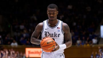 Duke basketball forward Dariq Whitehead (Photo by Lance King/Getty Images)