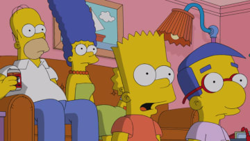 THE SIMPSONS: The town of Springfield is shocked when Krusty announces his plans to retire from show business in the all-new ÒClown in the DumpsÓ milestone season 26 premiere episode of THE SIMPSONS airing Sunday, Sept. 28 (8:00-8:30 PM ET/PT) on FOX. THE SIMPSONS ªÊand © 2014 TCFFC ALL RIGHTS RESERVED.