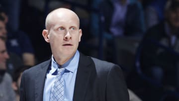 CINCINNATI, OH - FEBRUARY 28: Head coach Chris Mack of the Xavier Musketeers looks on during a game against the Providence Friars at Cintas Center on February 28, 2018 in Cincinnati, Ohio. Xavier won 84-74 to claim the Big East Conference regular season title. (Photo by Joe Robbins/Getty Images)