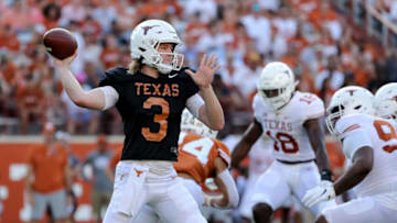 Quinn Ewers, Texas Football (Photo by Tim Warner/Getty Images)