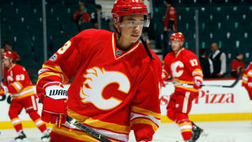 CALGARY, AB - FEBRUARY 15: Johnny Gaudreau