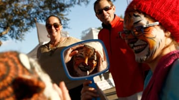 TAMPA, FL - JANUARY 09: Clemson Tigers fans tailgate before the 2017 College Football Playoff National Championship Game at Raymond James Stadium on January 9, 2017 in Tampa, Florida. (Photo by Brian Blanco/Getty Images)