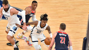 Ja Morant, Memphis Grizzlies Mandatory Credit: Justin Ford-USA TODAY Sports