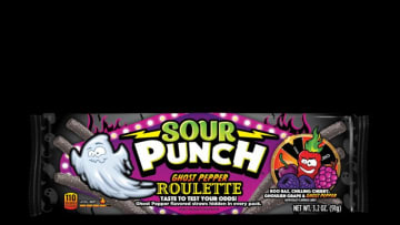 Sour Punch Ghost Pepper Roulette candy, photo provided by Sour Punch