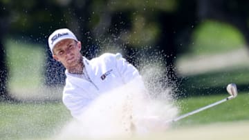 MAMARONECK, NEW YORK - SEPTEMBER 20: Will Zalatoris of the United States plays a shot from a greenside bunker on the first hole during the final round of the 120th U.S. Open Championship on September 20, 2020 at Winged Foot Golf Club in Mamaroneck, New York. (Photo by Jamie Squire/Getty Images)