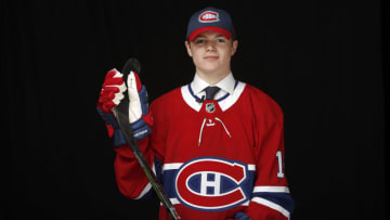 VANCOUVER, BRITISH COLUMBIA - JUNE 21: Cole Caufield (Photo by Kevin Light/Getty Images)