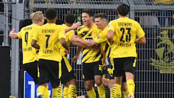 Borussia Dortmund will be looking to continue their excellent recent record against Gladbach (Photo by INA FASSBENDER/AFP via Getty Images)