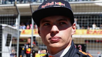 AUSTIN, TX - OCTOBER 22: Max Verstappen of Netherlands and Red Bull Racing on the grid before the United States Formula One Grand Prix at Circuit of The Americas on October 22, 2017 in Austin, Texas. (Photo by Mark Thompson/Getty Images)