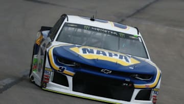 FORT WORTH, TX - APRIL 07: Chase Elliott, driver of the #9 NAPA Auto Parts Chevrolet, practices for the Monster Energy NASCAR Cup Series O'Reilly Auto Parts 500 at Texas Motor Speedway on April 7, 2018 in Fort Worth, Texas. (Photo by Sean Gardner/Getty Images)