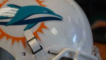 Miami Dolphins helmet - image by Brian Miller
