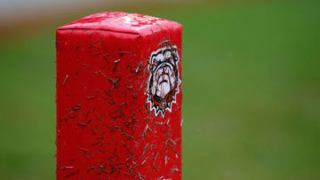 ATHENS, GA - OCTOBER 03: A view of the pylon during the game between the Alabama Crimson Tide and the Georgia Bulldogs at Sanford Stadium on October 3, 2015 in Athens, Georgia. (Photo by Kevin C. Cox/Getty Images)