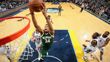 MEMPHIS, TN - MARCH 13: Giannis Antetokounmpo