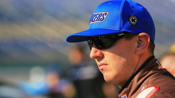 SPARTA, KY - JULY 13: Kyle Busch, driver of the #18 Snickers Intense Toyota (Photo by Daniel Shirey/Getty Images)