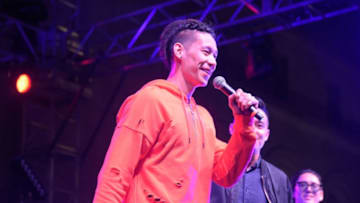 LOS ANGELES, CA - MAY 12: Jeremy Lin performs at Identity LA 2018 at Los Angeles Grand Park on May 12, 2018 in Los Angeles, California. (Photo by Michael Tullberg/Getty Images)