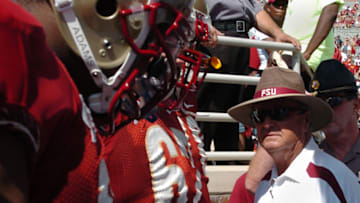Florida State coach Bobby Bowden in the tunnel before play against Rice September 23, 2006 at Doak Campbell Stadium in Tallahassee. The Seminoles defeated the Owls 55 - 7. (Photo by A. Messerschmidt/Getty Images) *** Local Caption ***