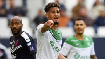 Willaim Saliba, Saint-Etienne (Photo by NICOLAS TUCAT/AFP via Getty Images)