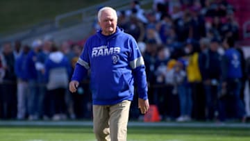 LOS ANGELES, CA - DECEMBER 29: Defensive coordinator Wade Phillips of the Los Angeles Rams walks on the field during pregame warm up for the game against the Arizona Cardinals at the Los Angeles Memorial Coliseum on December 29, 2019 in Los Angeles, California. (Photo by Jayne Kamin-Oncea/Getty Images)