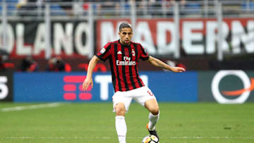 STADIO GIUSEPPE MEAZZA, MILANO, ITALY - 2018/05/20: Ricardo Rodriguez of Ac Milan in action during the Serie A football match between AC Milan and Acf Fiorentina .Ac Milan wins 5-1 over Acf Fiorentina. (Photo by Marco Canoniero/LightRocket via Getty Images)