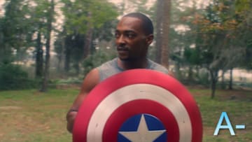Falcon/Sam Wilson (Anthony Mackie) in Marvel Studios’ THE FALCON AND THE WINTER SOLDIER. Photo courtesy of Marvel Studios. ©Marvel Studios 2021. All Rights Reserved.