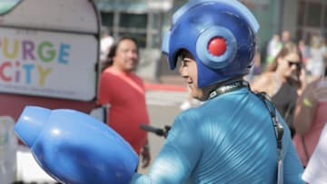 SAN DIEGO, CA - JULY 20: A fan in cosplay attends 2018 Comic-Con International on July 20, 2018 in San Diego, California. (Photo by Quinn P. Smith/Getty Images)