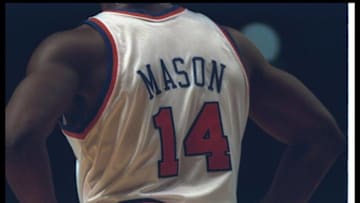 Anthony Mason of the New York Knicks Mandatory Credit: Simon Bruty /Allsport