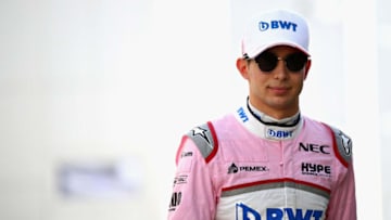 SOCHI, RUSSIA - SEPTEMBER 27: Esteban Ocon of France and Force India walks in the Pitlane during previews ahead of the Formula One Grand Prix of Russia at Sochi Autodrom on September 27, 2018 (Photo by Mark Thompson/Getty Images)