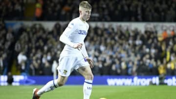 LEEDS, ENGLAND - JANUARY 11: Jack Clarke of Leeds United runs with the ball during the Sky Bet Championship match between Leeds United and Derby County at Elland Road on January 11, 2019 in Leeds, England. (Photo by George Wood/Getty Images)