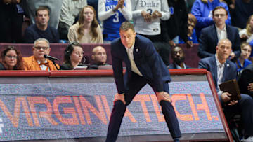 Duke basketball head coach Jon Scheyer (Photo by Ryan Hunt/Getty Images)